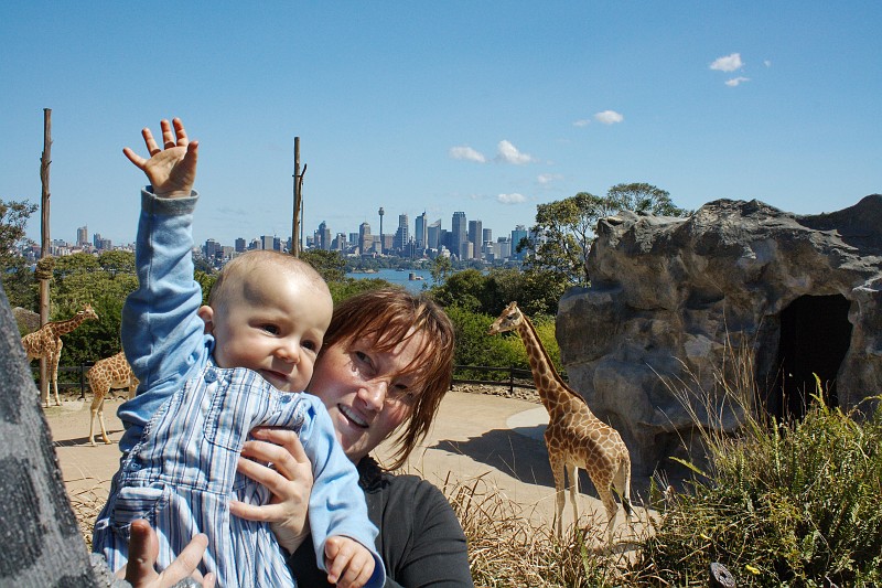 2009-11-06 22-06-28_5.jpg - soooooo groß bin ich schon! (man sieht's, eindeutig größer als die Giraffen!)